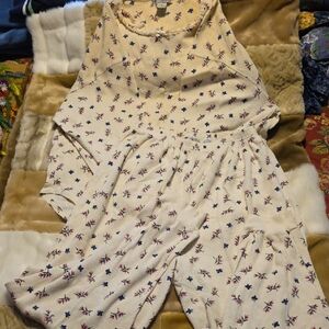 Floral Print Women's Pajama Set